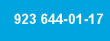 923 644-01-17 923 644-01-17